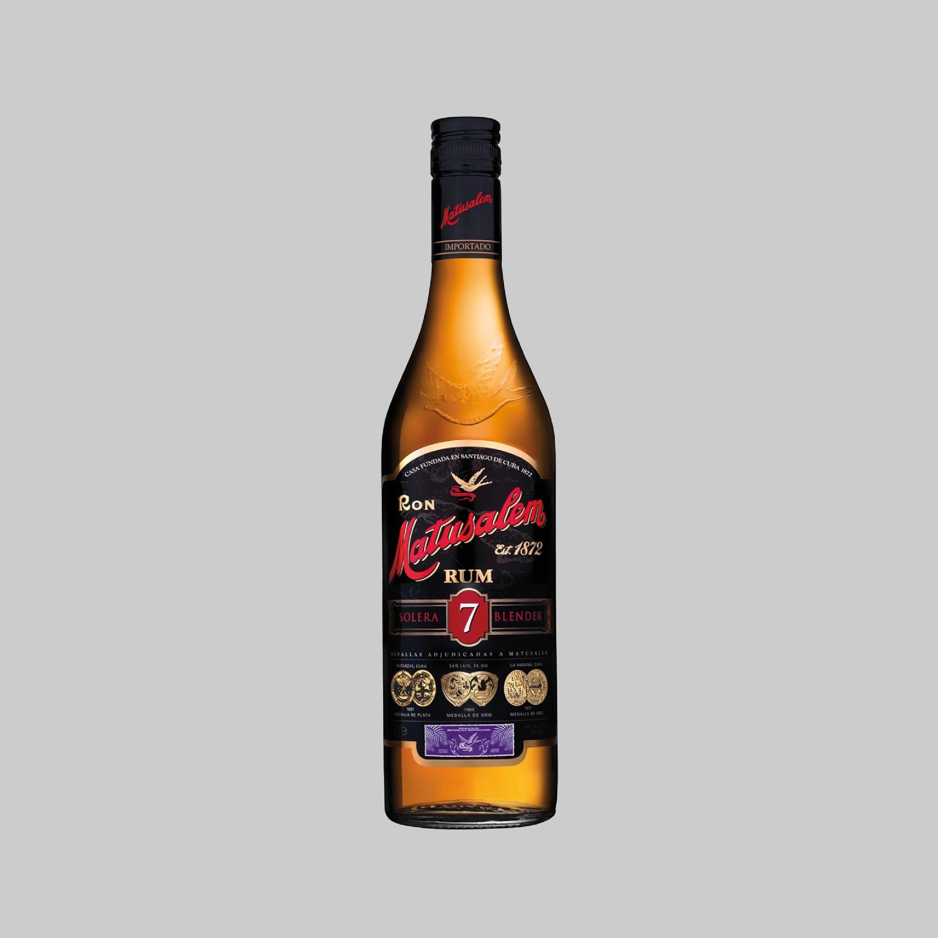 Matusalem Solera 7 Years Rum 700ml 40.0% | TIME2DRINK
